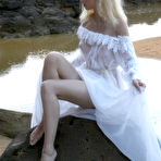 Pic of Jane A - Jane A strips her sexy white gown outdoors and teases us with her amazing ass.