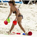 Pic of Coleen Rooney seen on the beach while in Barbados