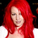 Pic of Busty Jane Goldman shows deep cleavage at Kick-Ass premiere in London