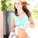 Pic of Lisa Marie - Lusty blonde babe Lisa Marie takes off her clothes outdoors and shows her tight ass.