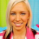 Pic of Kacey Jordan - Blonde Teen Sucks Her First Huge Cock