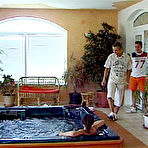 Pic of Club Seventeen busty teen receives two big cumloads