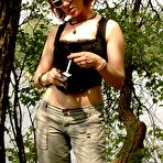 Pic of PinkFineArt | Mina Smoking Outdoors p2 from Smoking Mina