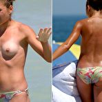 Pic of _Young teen boobs under sun! Hidden pleasures on the beach!