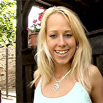 Pic of Sexy Kittens Blonde teen toying her pussy outdoor