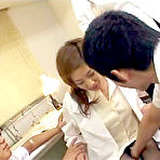 Pic of Tokyo Groupsex Japanese hospital staff having a slippery gang-bang!