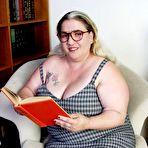 Pic of Chubby Loving - Mature BBW Licking Boobs And Spreads Pussy