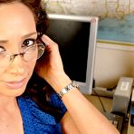 Pic of Chubby Loving - Busty Milf Plumper Strips In Office