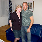 Pic of Horny mature slut enjoying a younger cock