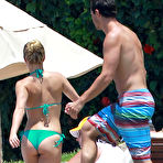 Pic of Hayden Panettiere in green bikini in Cabo San Lucas