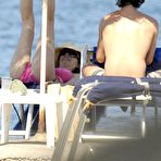 Pic of Heather Graham sexy in bikini candids in Italy