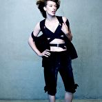 Pic of Milla Jovovich sexy, topless and fully nude