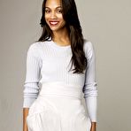 Pic of Zoe Saldana sexy posing scans from magazines