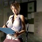 Pic of Hot sex with a slim brunette babe - 3dhentaivideo.com