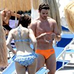 Pic of Kelly Brook sexy in bikini candids in Italy