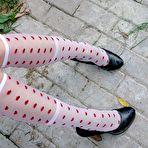 Pic of PinkFineArt | Diana Red Dress Heels 3 from Teens Foot Fetish
