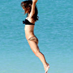 Pic of Alessandra Ambrosio sexy in bikini on the beach in St Barths