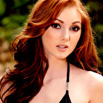 Pic of Natalie Lust Sexy Redhead Bikini Striptease