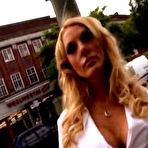 Pic of British blonde slut in a FFM threesome by the car - xHamster.com