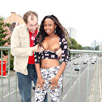 Pic of Ebony fucked outdoor