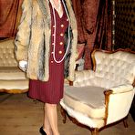 Pic of Grandiose perverted overdress styling elite Lady extreme elegance masturbate full clothed
