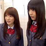 Pic of Want to see girls fight over cum? Sperm lesbian bukkake cosplay with Rui Saotome & Tsubomi.