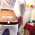 Pic of BrookeSkye.com: Sexy redhead cutie showing striptease and masturbation skills