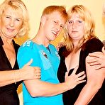 Pic of This dude is partying with three mature sluts