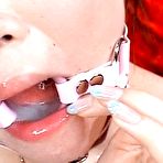 Pic of Nao Mizuki bondage gag holds her mouth open :: BukkakeNow.com