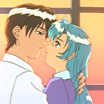 Pic of Innocent hentai girl with juicy big boobs rides cock