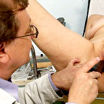 Pic of Brigita a fifty five years old blond granny gyno clinic check up