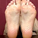 Pic of Samantha rubbing her lovely feet