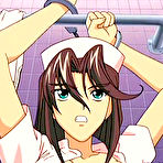 Pic of Handcuff virgin anime nurse gets her round bigtits fucked in the toilet