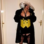 Pic of A thick fat curvy and busty czech whore fucking fully clothed in lingerie