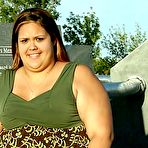 Pic of Chubby large plumper Sunkist with amazing tan getting fucked