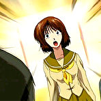 Pic of Hentai schoolgirl groupfucked by her friends in the classroom 