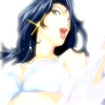 Pic of Naked hentai lady deeply blowjobs a massive cock