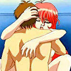 Pic of Red hair hentai cutie back pumped by her boyfriend