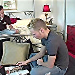 Pic of  Once he had Draco as hard as steel Andrew bent over and let Draco slide that poverty-stricken dick into his impervious ass dough straight amateur guys