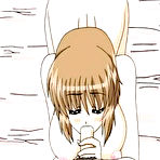 Pic of Sexy hentai big titted bitches fuck and suck in bad