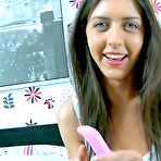 Pic of Watch Me Fucked - Sexy teen brunette showing off her fuck skills on camera