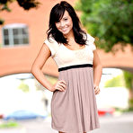 Pic of First Time Videos Girls |  Mandee | Pretty just eighteen brunette teen flashing outdoors