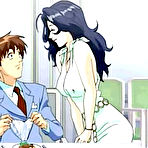 Pic of Hentai lady having sex dinner fun with her partner