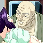 Pic of Slutty hentai lady hot jerked a wet stiff cock on sofa