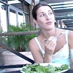 Pic of Amateur redhead teen eating and posing nipples and toying pussy! - First Time Videos