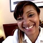 Pic of 
Gap teeth black teen Tierra Quinn fucked by perverted camera man in free interracial POV sexmovies
