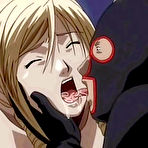 Pic of Blonde anime lady having hot group gangbanged orgy