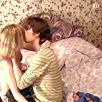 Pic of Sexy amateur teen blows her boyfriend in bed