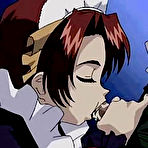 Pic of Hentai maid hot blowjobs and bangs with her master