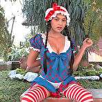 Pic of Pacino's Adventures @ Beautiful teenie brunette dildoing her tight pussy indoors